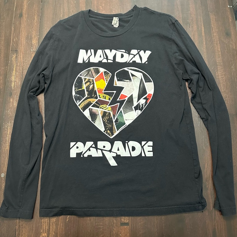 Mayday Parade - Next Level Apparel Black Crew Neck Shirt